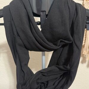Black Infinity Scarf